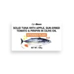 Tuniak v olivovom oleji s jablkom, sušenými paradajkami a piripiri (čili papričkami) - GymBeam