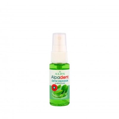 ALPA - dent ÚSTNY DEZODORANT s mätou a eukalyptom, zelený 1x30 ml