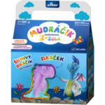 Vitar MUDRÁČIK multvitamín želé zmes príchutí 2x50 ks(100ks) + darček: šumivý dráčik, chlapec, 1x1 set