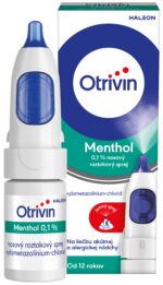 Otrivin Menthol 0,1% nosový roztokový sprej 10 ml ***Poškodený vonkajší obal***