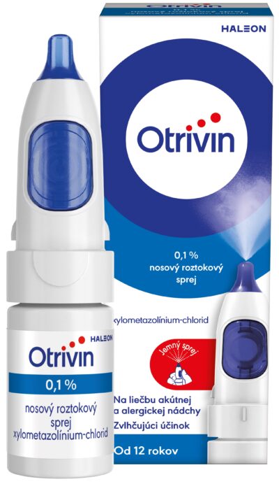 Otrivin 0,1 % nosový roztokový sprej 10 ml