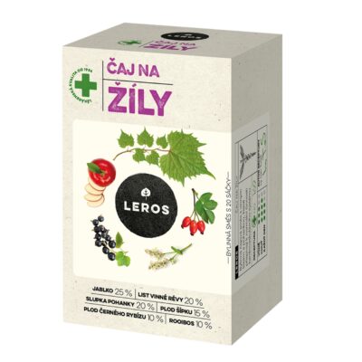 LEROS ČAJ NA ŽILY bylinný čaj 20 x 2 g