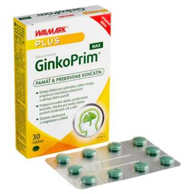 WALMARK GinkoPrim MAX 30 tabliet – Obrázok 2