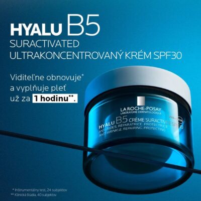 LA ROCHE-POSAY HYALU B5 CREME SURACTIVÉE SPF 30 krém, náhradná náplň 50 ml – Obrázok 3