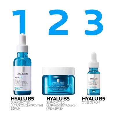 LA ROCHE-POSAY HYALU B5 CREME SURACTIVÉE SPF 30 krém, náhradná náplň 50 ml – Obrázok 8