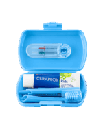 CURAPROX Detský cestovný set modrý