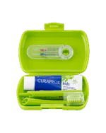 CURAPROX Detský cestovný set zelený