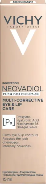 VICHY NEOVADIOL PERI & POST-MENOPAUSE krém na okolie očí a pier 15 ml – Obrázok 2