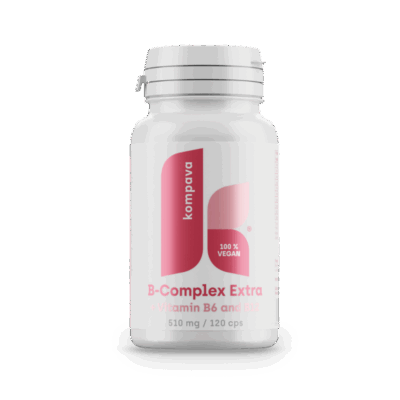 KOMPAVA B-complex Extra + B6, B12 120 kapsúl