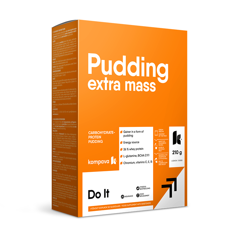 image_3776842dfcd575f7 KOMPAVA Extra Mass Puding ČOKOLÁDA 6x35 g – Obrázok 1