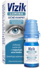 VIZIK LUMINA Očné kvapky hyalurón, zvlhčujú a zmierňujú začervenanie 10 ml – Obrázok 2