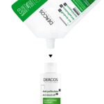 VICHY DERCOS Šampón proti lupinám na suché vlasy, náhradná náplň 390 ml – Obrázok 2