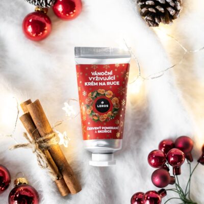 LEROS Vianočný vyživujúci krém na ruky 30 ml – Obrázok 2