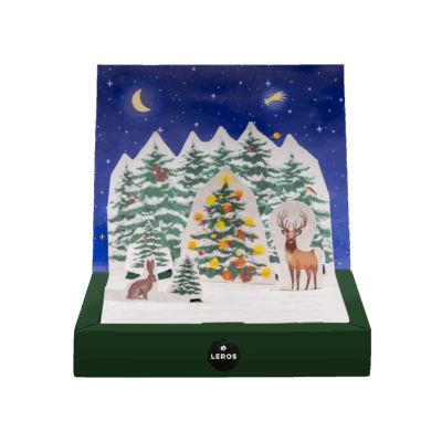 LEROS Vianočná bylinková nádielka s leporelom – Obrázok 2