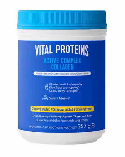 VITAL PROTEINS ACTIVE COMPLEX COLLAGEN prášok, citrónová príchuť 357 g