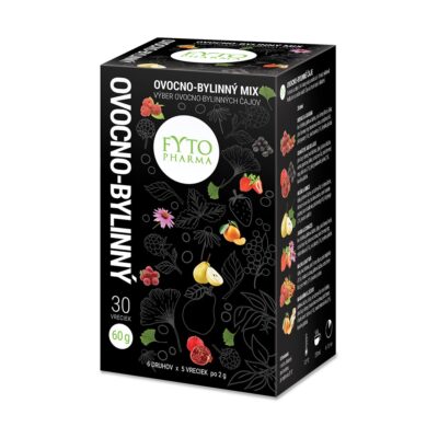 FYTO OVOCNO-BYLINNÝ MIX výber čajov 6 druhov 30 × 2 g