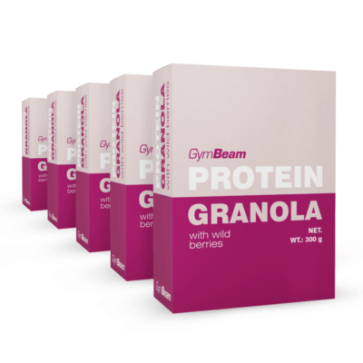 Proteínová granola s lesným ovocím - GymBeam – Obrázok 2