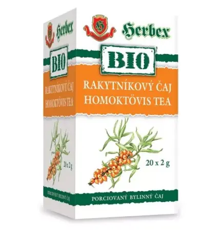 HERBEX BIO RAKYTNÍKOVÝ ČAJ bylinná zmes 20 x 2 g