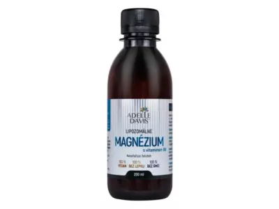 Adelle Davis Lipozomálne MAGNÉZIUM s vitamínom B6 200 ml