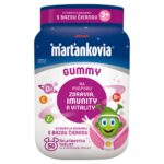 Marťankovia GUMMY s bazou čiernou 50 želatínových tabliet
