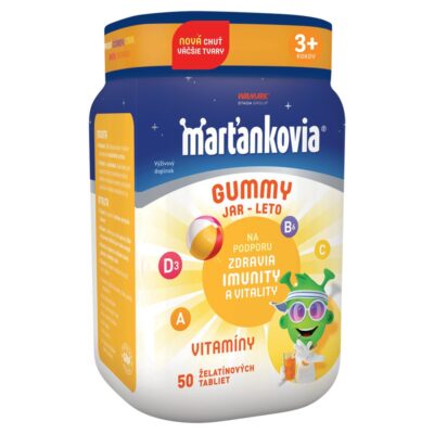 WALMARK Marťankovia GUMMY JAR - LETO 50 želatínových tabliet – Obrázok 2