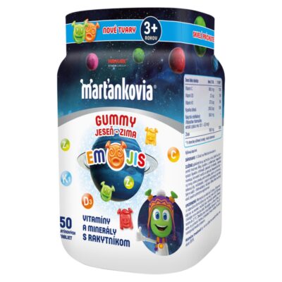 Marťankovia GUMMY EMOJIS 50 želatínových tabliet – Obrázok 3