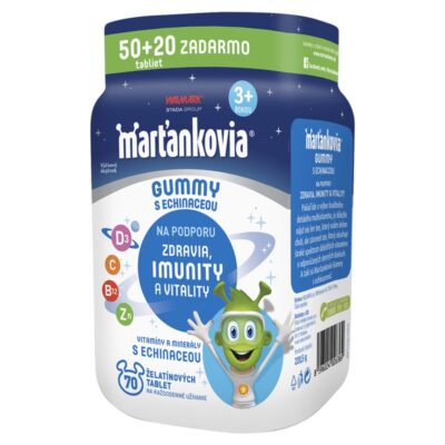 Marťankovia GUMMY s Echinaceou 70 želatínových tabliet – Obrázok 3