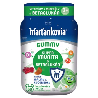 Marťankovia GUMMY Super Imunita & Betaglukán 50 želatínových tabliet