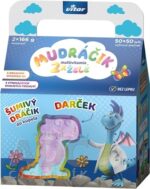 Vitar MUDRÁČIK multvitamín želé zmes príchutí 2x50 ks(100ks) + darček: šumivý dráčik, chlapec, 1x1 set – Obrázok 3