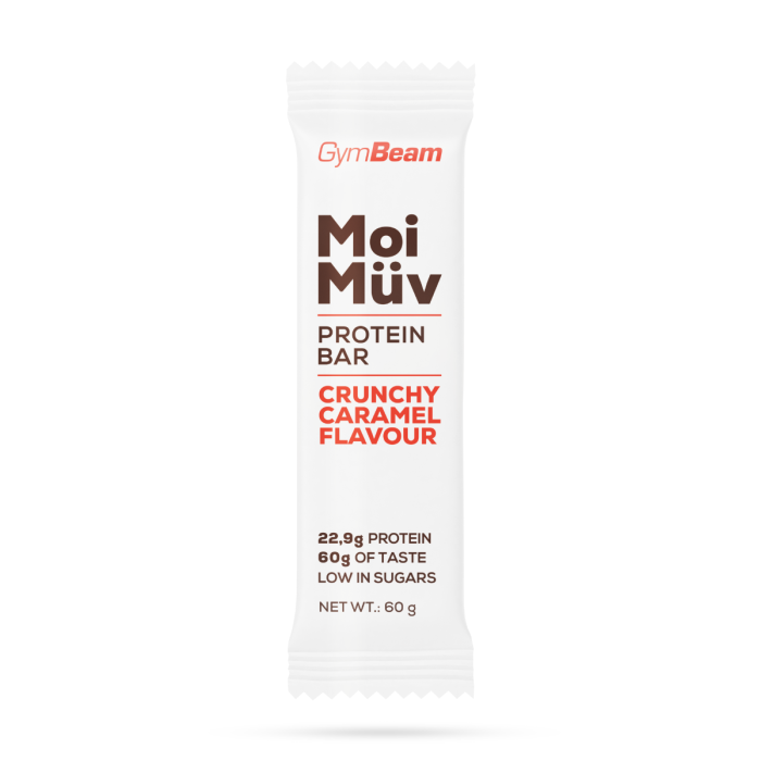 moimuv_crunchy_caramel_flavour_60_g_gymbeam_1_ MoiMüv Protein Bar - GymBeam – Obrázok 1