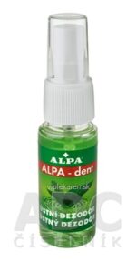 ALPA - dent ÚSTNY DEZODORANT s mätou a eukalyptom, zelený 1x30 ml – Obrázok 2