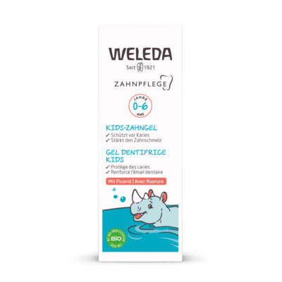 WELEDA Detský zubný gél s fluoridom 50 ml – Obrázok 2
