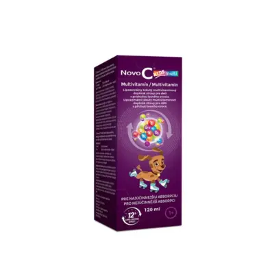Novo C kids Lipozomálny tekutý multivitamín 120 ml