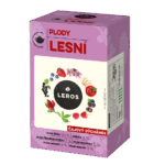 LEROS ČAJOVÁ CHVÍĽKA PLODY LESNÉ bylinný čaj aromatizovaný, nálevové vrecká 20x2,2 g