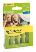 OHROPAX Mini SOFT Ušné vložky v plastovej krabičke 1x10 ks – Obrázok 4