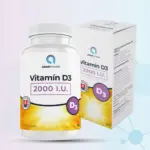 ADAMPharm Vitamín D3 2000 I.U. 60 kapsúl – Obrázok 2