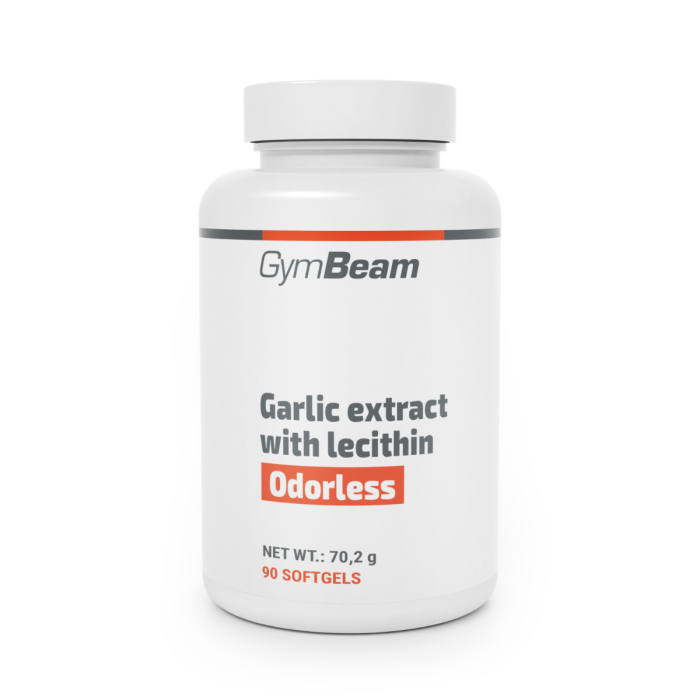 garlic_extract_with_lecithin_90_softgels_gymbeam_1 Cesnakový extrakt s lecitínom - GymBeam – Obrázok 1