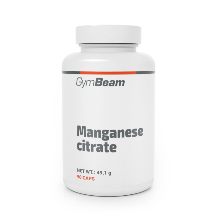 manganese_citrate_90_caps_gymbeam_1 Mangán citrát - GymBeam – Obrázok 1