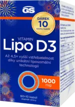 GS Vitamín Lipo D3 1000 IU 70 kapsúl