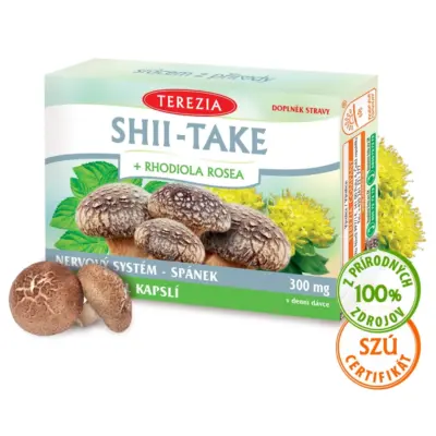 TEREZIA SHII-TAKE + RHODIOLA ROSEA 60 kapsúl