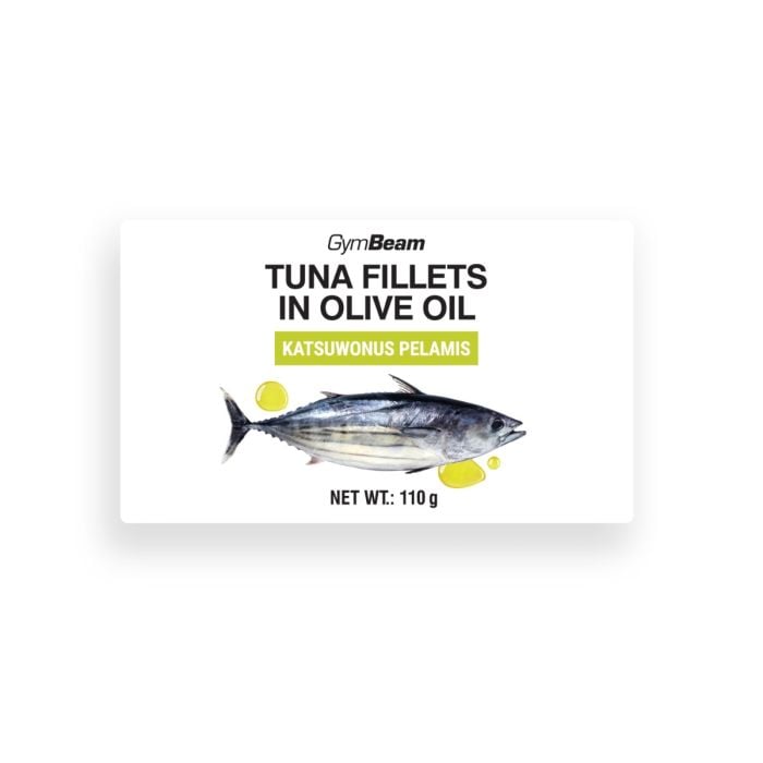 tuna_fillets_olive_oil Filety z tuniaka v olivovom oleji - GymBeam – Obrázok 1