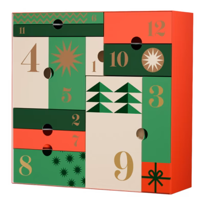 NUTREND Adventný kalendár Fitness (zelený) – Obrázok 2