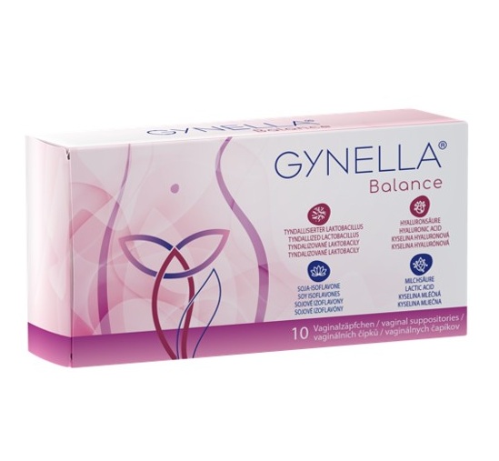 Balance_only-box GYNELLA Balance 10 vaginálnych čapíkov – Obrázok 1