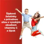 GS Céčko so šípkami želatínky bez cukru 50 ks – Obrázok 3