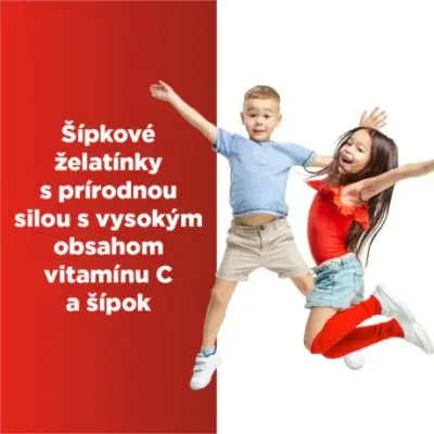 GS Céčko so šípkami želatínky bez cukru 50 ks – Obrázok 3