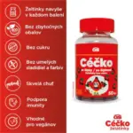 GS Céčko so šípkami želatínky bez cukru 50 ks – Obrázok 4