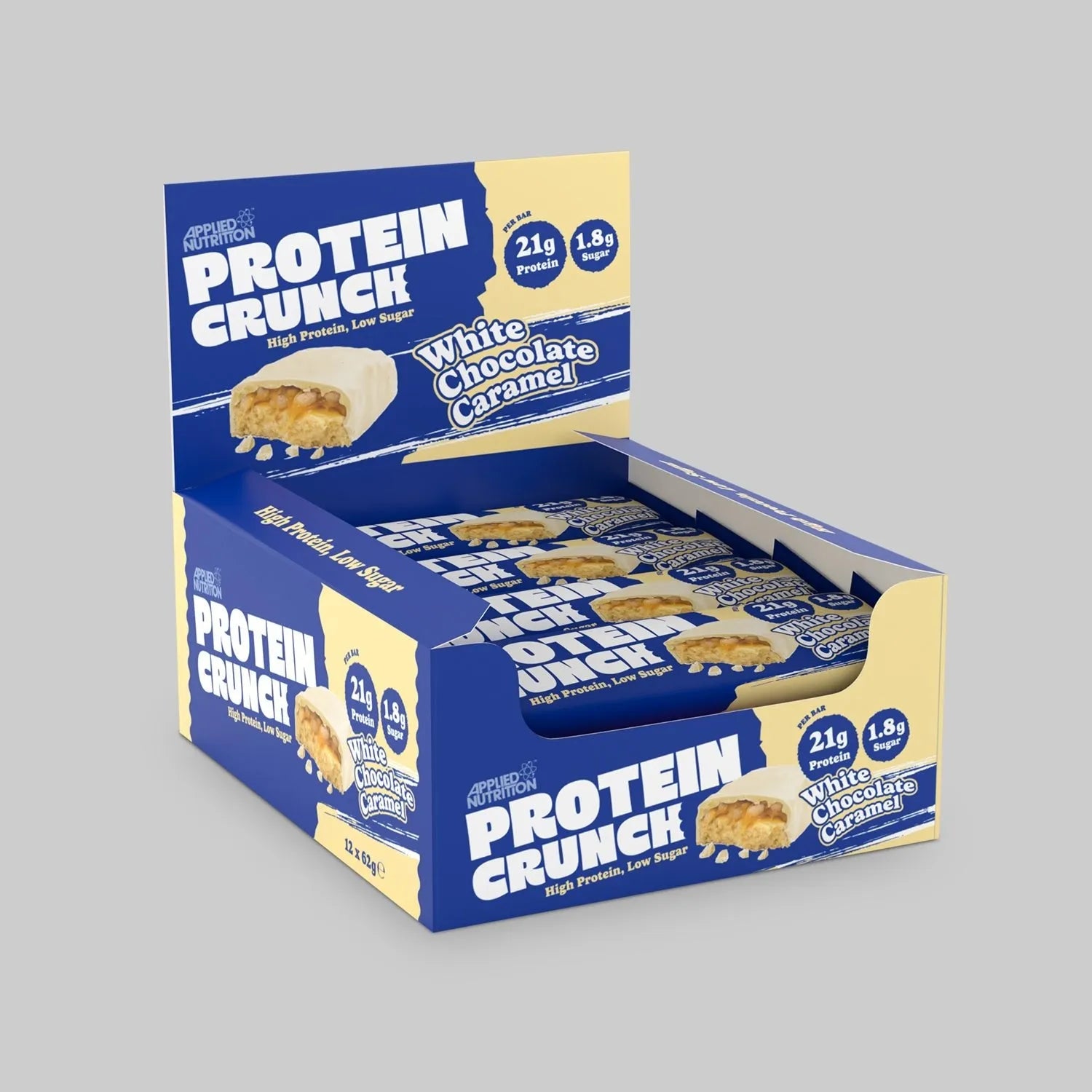 an-protein-crunch-12x65g-white-chocolate-caramel-informed-sport-2859 Applied Nutrition PROTEIN CRUNCH tyčinka – Obrázok 1