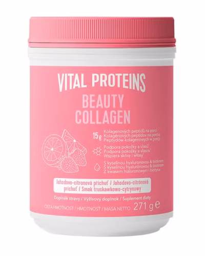 VITAL PROTEINS BEAUTY COLLAGEN prášok, jahodovo-citrónová príchuť 271 g