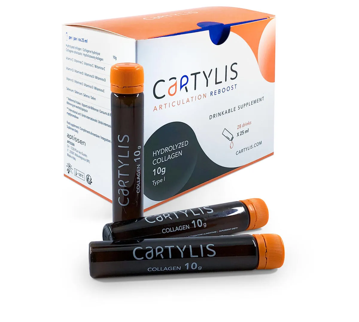 klbovy-kolagen-cartylis-28x-25-ml Cartylis hydrolyzovaný kolagén 28x25 ml – Obrázok 1