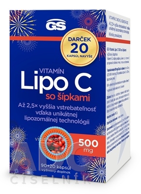 l5jege0_400x400 GS Vitamín Lipo C 500 mg so šípkami Darček cps 90+20 navyše (110 ks) – Obrázok 1